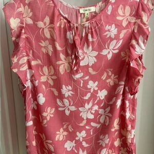 Comp Blu cap sleeve top